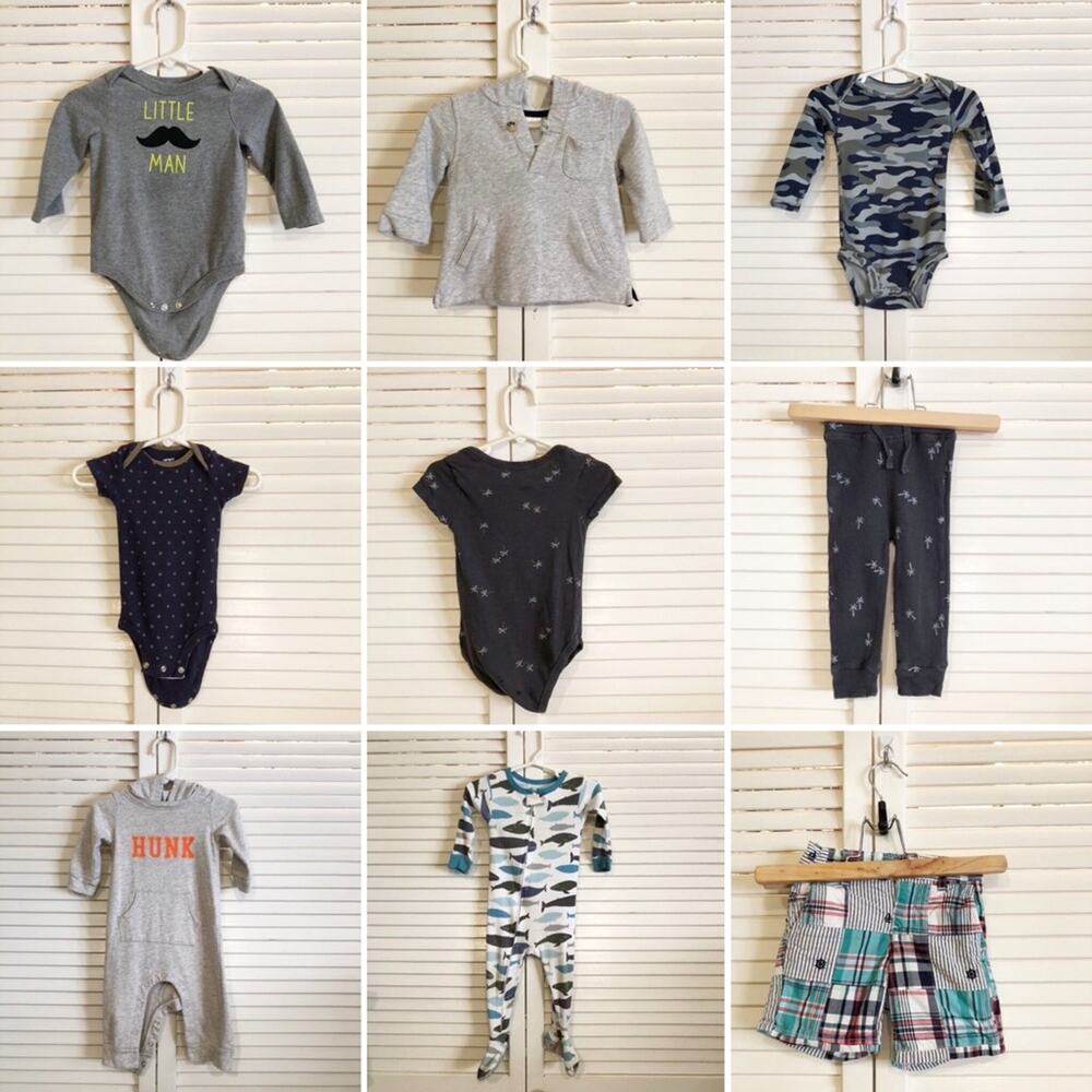 Baby Boy First Year Bundle: Carter’s, Circo, Gymboree, Golf Baby, Janie & Jack